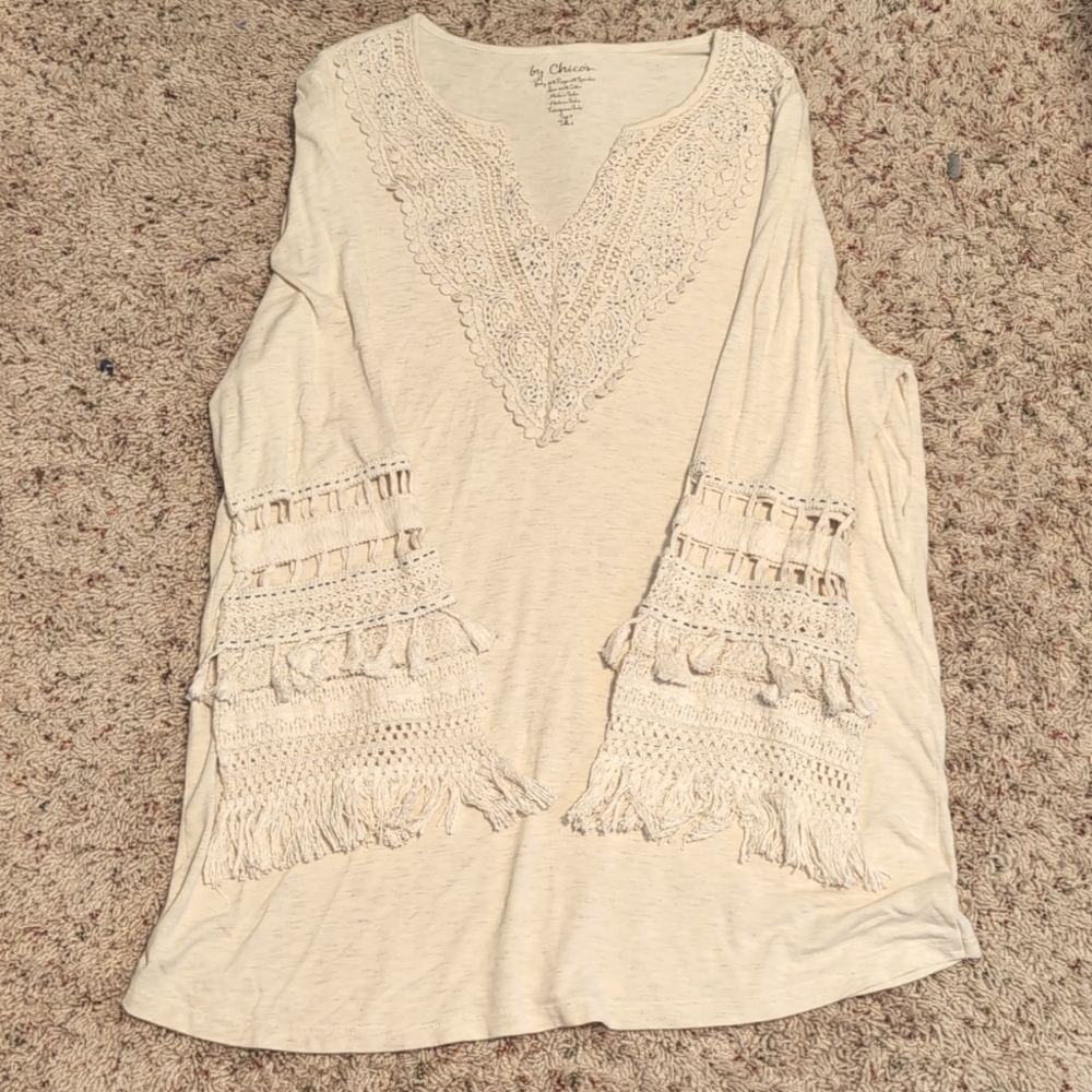 by Chico's Crocheted Top
